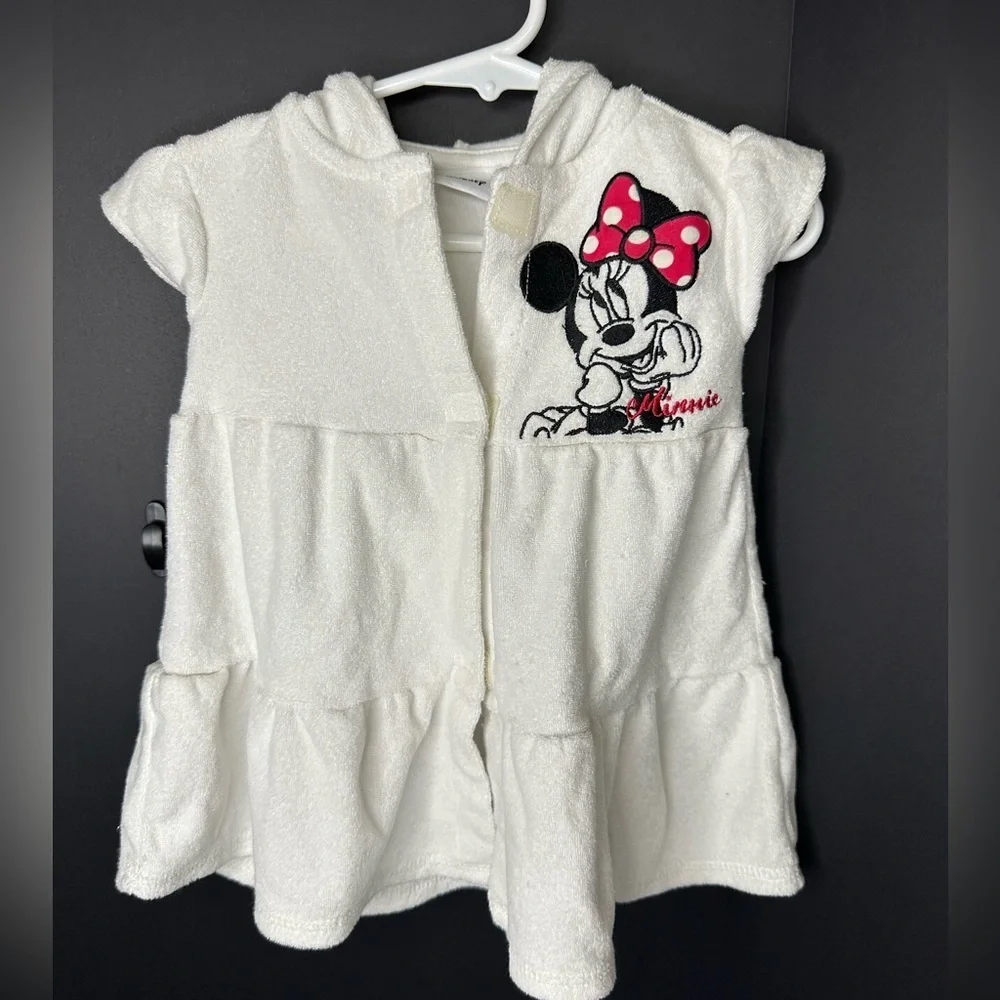 Minnie Mouse swimsuit cover size 12-18 mths